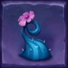 desert gem blue flower symbol