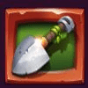 desert gem brown shovel symbol