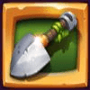 desert gem yellow shovel symbol