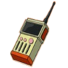 detective black cat walkie talkie symbol