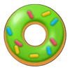 detective donut christmas green donut symbol