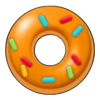 detective donut christmas sprinkle donut symbol