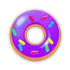 detective donut kickback donut purplesymbol