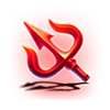 devil fire staff symbol