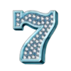 diamond bling 7 symbol