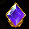 diamond cascade purple gem symbol