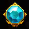 diamond cascade turquoise gem symbol