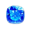 diamond charge extra blue gem symbol