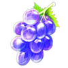 diamond fruit deluxe hold and win grape symbol
