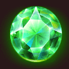 diamond magic deluxe green gemstone symbol