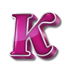 diamond supernova 100 letter k symbol