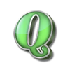 diamond supernova 20 green q symbol