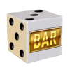 diamonds fortune dice bar symbol