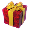dice and roll christmas edition gift symbol