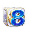 dice deco super pot eight symbol