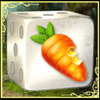 dice of magic easter edition carrot symbol