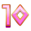 dionysus party pink ten symbol