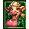 disco farm hold and win blonde cow symbol