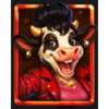 disco farm hold and win rockabilly cow symbol