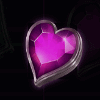 disco lights heart symbol