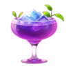 disco party mocktail purple symbol