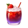 disco party mocktail red symbol