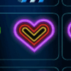 disco triple seven pink heart symbol