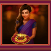 diwali lights lady 1 symbol