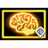 dopamine rush dice neon brain symbol
