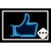 dopamine rush dice thumbs up symbol