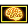 dopamine rush neon brain symbol