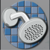 down the drain bath symbol