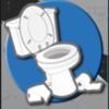 down the drain wc symbol