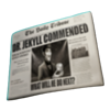 dr jekyll and mr hyde 2 newspaper symbol