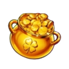 dr luck golden rock money pot symbol