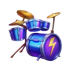 dr rock and the riff reactor 2 drums symbol