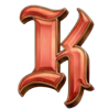 dragon duo red k symbol