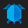 dragons gold 100 blue origami symbol