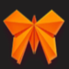 dragons gold 100 orange origami symbol