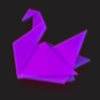 dragons gold 100 purple origami symbol