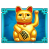 dreamplay buddha gold lucky cat symbol