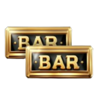 dual hearts bars symbol