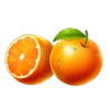 dual hearts oranges symbol