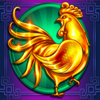 duo fu duo cai flower of riches chicken symbol