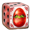 easter frog dice egg symbol