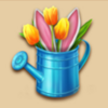 easter frog watering can symbol