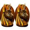 egypt king pearl upgrade anubis symbol