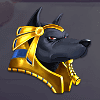 egyptian stone dog symbol