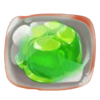 elastic jelly green jelly symbol