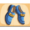 elvis the king lives shoes symbol
